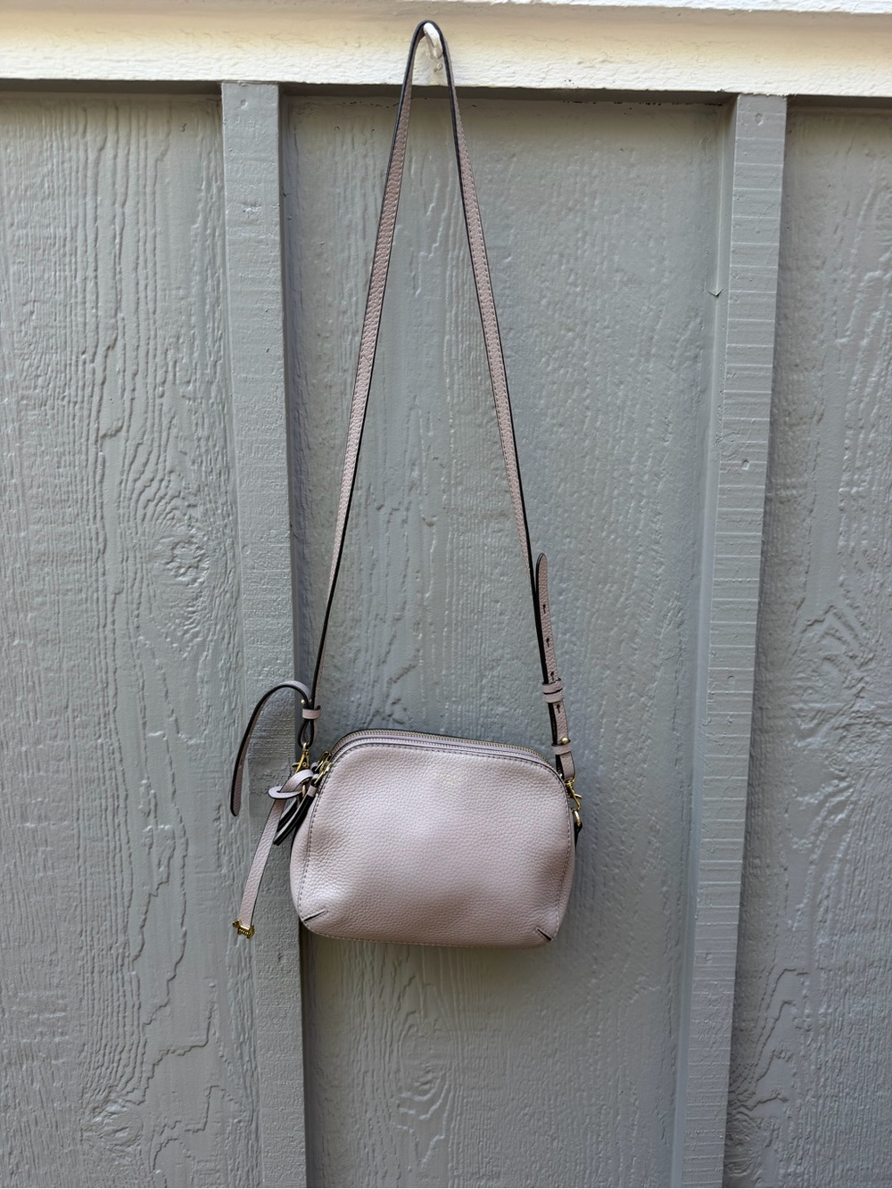 Radley London Dukes Place Blush Pink Grained Leather Medium Crossbody Bag